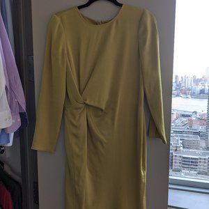 Silky Chartreuse Gown from Ann Taylor